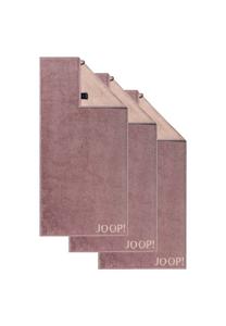 Набор полотенец Joop! Infinity Kollektion, 3 штуки, 50x100 см, темно-розовый