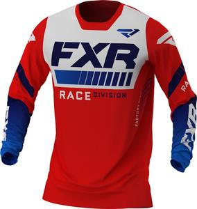 FXR revo mx gear мотокроссовая майка, Red/White/Blue