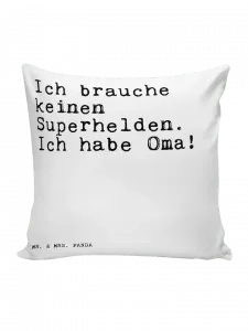 Подушка Mr. & Mrs. Panda, белый