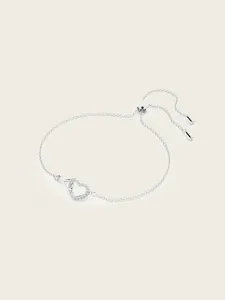 Официальный браслет Swarovski «Гипербола», белый.