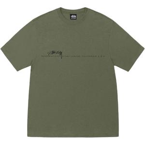Футболка Smooth 80 Stussy, зеленый