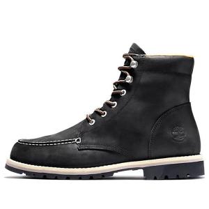 Кроссовки redwood falls waterproof moc-toe boot 'black full-grain' Timberland, черный
