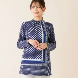 Туника в горошек Lobjie, цвет Dark Blue