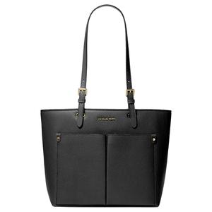 Сумка-шоппер Jet Set из полиуретана среднего размера женская черная MICHAEL KORS