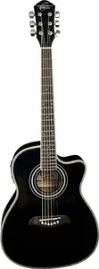 Акустическая электро-гитара Oscar Schmidt OG1CEB-A 3/4 Dreadnought с вырезом. Черная