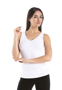 Хлопковая майка с V-образным вырезом Teyli Claudia V