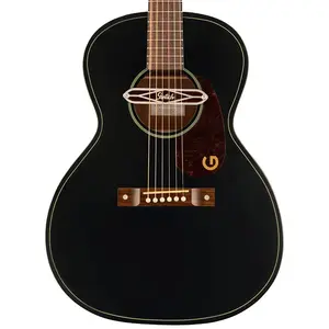 Акустическая концертная гитара Gretsch Deltoluxe, гриф из ореха, черная дека