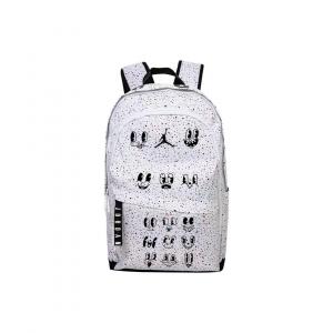 Jordan Полиэстеровый рюкзак унисекс белый, Meme