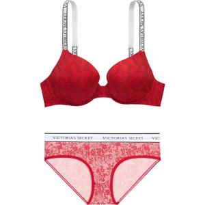 Victoria's Secret Женский комплект нижнего белья красный