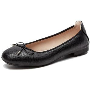 Повседневные однобортные туфли женские QUICHESHOES, Black