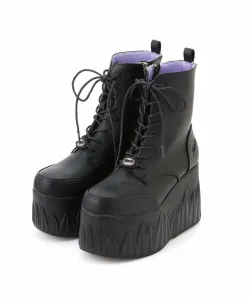 Ботинки на платформе со шнуровкой Yosuke Usa, цвет Black