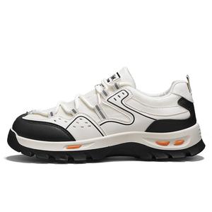 BOLE Мужские серые повседневные низкие кеды с амортизацией, противоскользящей и износостойкой подошвой, цвет Gray