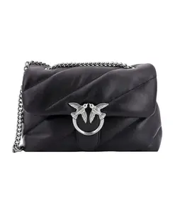 Сумка Pinko Love Classic Puffer Shoulder, черный