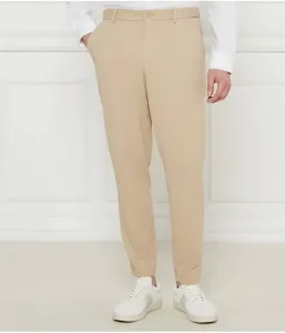 Брюки чинос P-Perin-J-EL-WG-252 slim fit Boss, бежевый