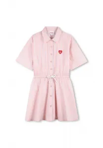 Платье-Рубашка Hugo Kids, Pink Pale