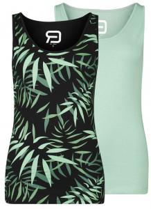 Топ RED by EMP, черный/зеленый