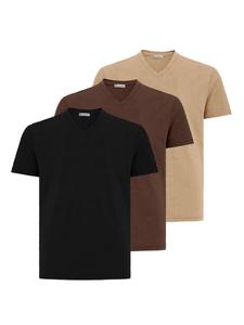 Классическая футболка Dandalo Shirt, цвет beige/brown/black