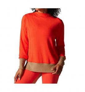 Уютная женская толстовка с воротником-стойкой Tavi, Magma/camel