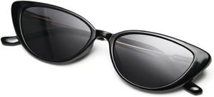 Поляризованные женские солнцезащитные очки TR90 в стиле ретро, ​​полуметаллические, защита от УФ-излучения UV400, коричнево-зеленые, лето 2025, артикул 72383 Melrose, Black