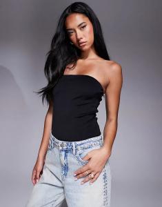 Корсет-корсет Good American без бретелек, черный.