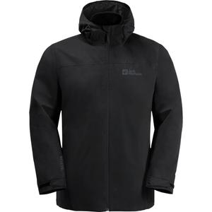 Двойная куртка Taubenberg 3в1 jkt м Jack Wolfskin, черный