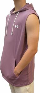 Мужская толстовка без рукавов UA Rival Terry от Under Armour 1376765, Misty Purple - 500
