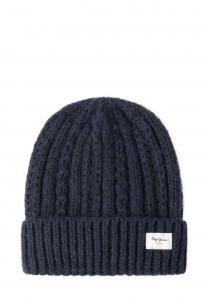 Шапка Pepe Jeans Beanie, Navy/Dark Blue