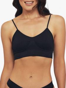 Безупречный бесшовный бра без косточек с мягкими чашечками Ambra, Black