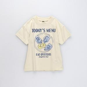 Детская футболка с коротким рукавом и разнообразными графическими принтами Branshes, цвет 04:Iv_Oyster