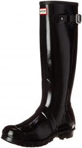 Женские дождевые сапоги Hunter Original Tall Gloss - Черные
