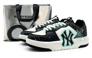 MLB Кроссовки Chunky Liner EIGHT No Sleep, износостойкие, низкие, для скейтбординга, унисекс, черные, синие