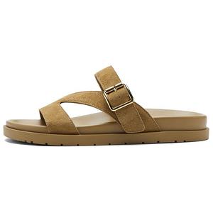 NINE WEST Женские стойкие к истиранию шлепанцы Camel, цвет Camel