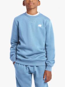 Детский свитшот с маленьким логотипом New Balance, Heron Blue