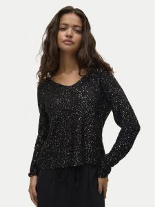 Блузка loose fit Leilani 10318223 Vero Moda, черный