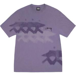 Футболка Low Tide с пигментной окраской Stussy, фиолетовый