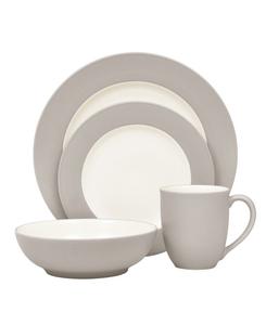 Набор посуды Colorwave Rim, 4 предмета Noritake, цвет sand