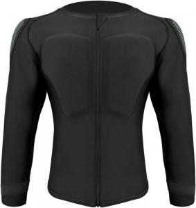 Мотоциклетная защитная рубашка, защитная куртка для езды на мотоцикле, дышащая рубашка с длинными рукавами POENVFPO, Black