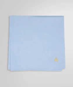 Хлопковый платок Oxford с логотипом GF, однотонный.