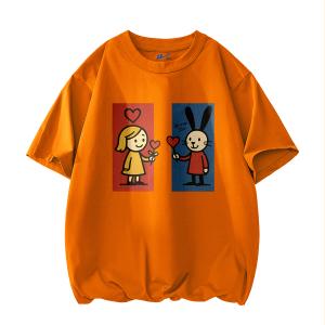 Футболка Unisex Crew Neck Moderate Heavyweight WARRIOR, оранжевый (heavyweight and 100% cotton)