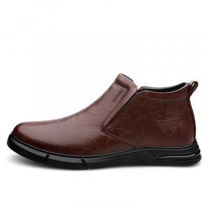 Dunnu Мужские черно-коричневые ботинки с меховой подкладкой, цвет Brown Fleece-Lined