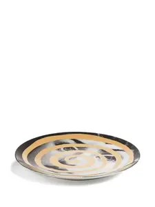 Тарелка с принтом, 26 см, Fornasetti, золотистый