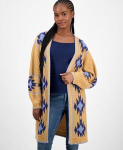 Женский длинный кардиган в ацтекском стиле Driftwood, Camel