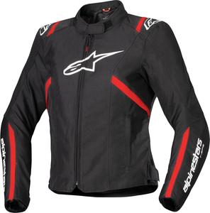 Водонепроницаемая женская мотоциклетная текстильная куртка Alpinestars stella t-sps v2, Black/Red