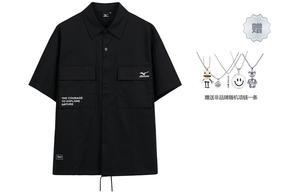 Рубашка унисекс Mizuno, черный