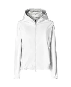 Белая ветрозащитная куртка для женщин Save The Duck, белый