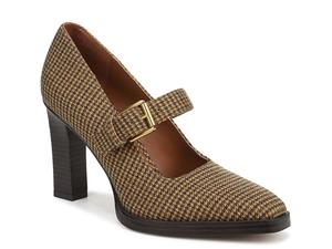 Туфли Franco Sarto Shalina Pump, Yellow Houndstooth Print Fabric