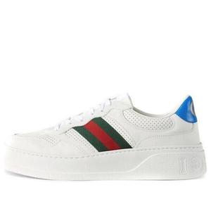 Кроссовки chunky gg web sneaker 'white blue' Gucci, белый