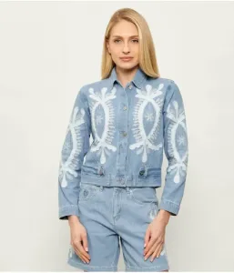 Джинсовая куртка CHAQ_BORDER regular fit Desigual, синий