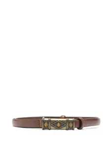 Ремень с прямоугольной пряжкой Ba&Sh, коричневый