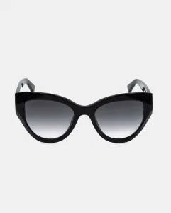 Геометрические женские солнцезащитные очки из ацетата с градиентными линзами Furla, черный